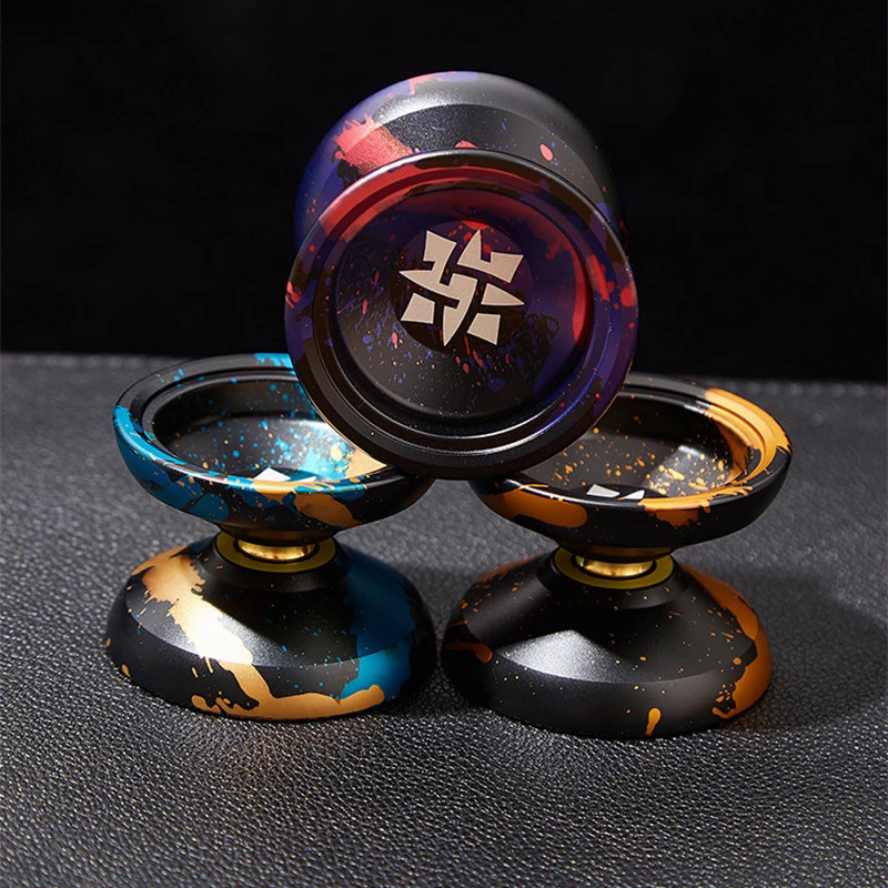 Yoyo Professional Magic Yoyo Metal Yoyo with 10 Ball Bearing Alloy Aluminum High Speed Unresponsive 