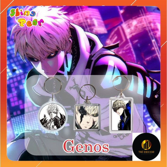 [One-Punch Man] - พวงกุญแจ / พวงกุญแจ Genos - อะนิเมะ One-Punch Man / OPM เป็นของขวัญ | ร้านรับพิมพ์