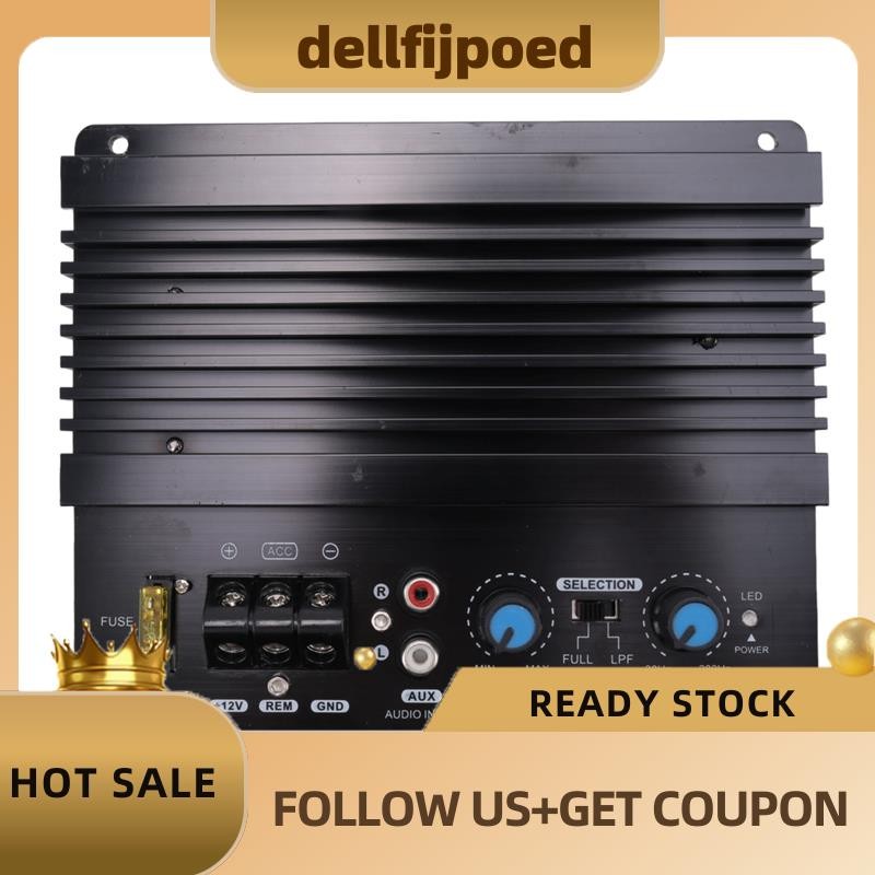 dellfijpoed1000W เครื่องเสียงรถยนต์เครื่องขยายเสียงกําลังสูง Amp Board ที่มีประสิทธิภาพ Bass Sub Woofer Board 12V