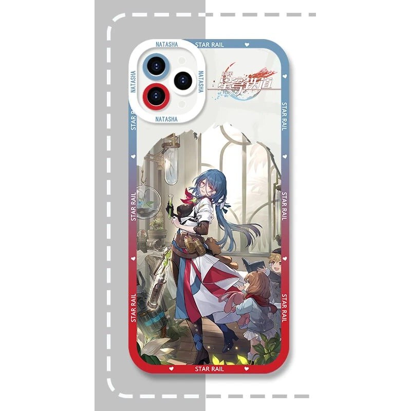 เคส iPhone Samsung Xiaomi Oppo Honkai:Star Rail Square Edge พิมพ์ลาย Natasha