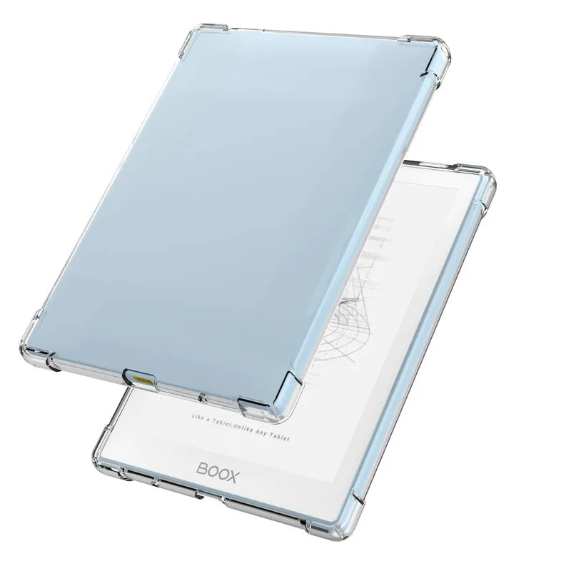 Clear TPU ปกหลังสำหรับ funda ONYX Book Poke 5 5S 4S 4 3 2 6.0 "eBook กันกระแทกสำหรับ BOOX Go 6" (202