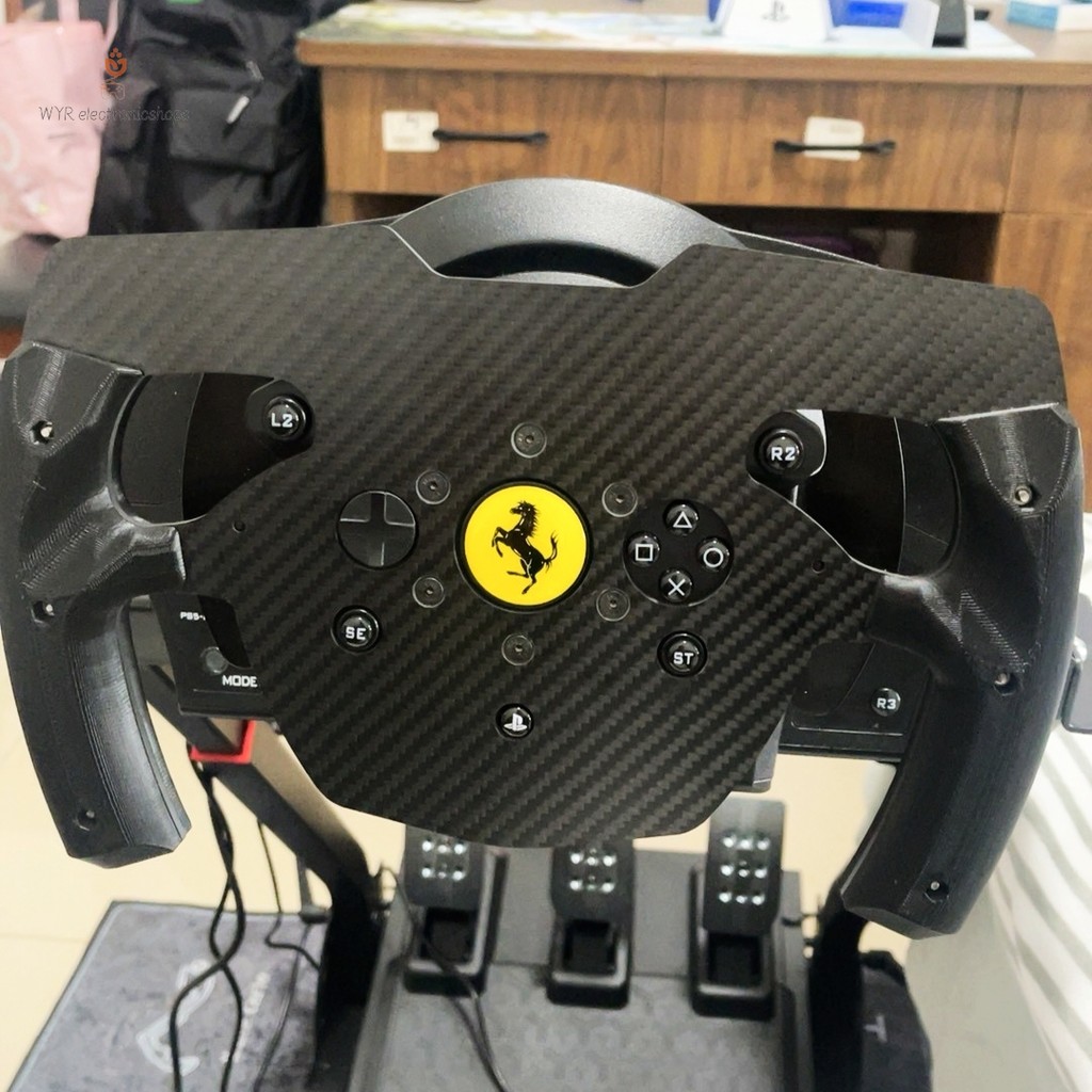 Tumaster T300rs/gt/Ferrari ถึง F1/GT [คาร์บอนไฟเบอร์] พวงมาลัยเกมแผ่นดิสก์