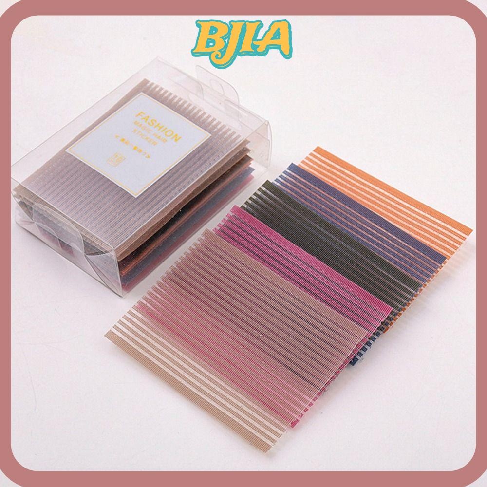 Bja 10 ชิ้น/เซ็ต Bangs Magic Paste, อุปกรณ์เสริมผมผม Fringe Hair Sticky Pad, Multi-สีไนลอน Bangs Puffy Hair สติกเกอร์