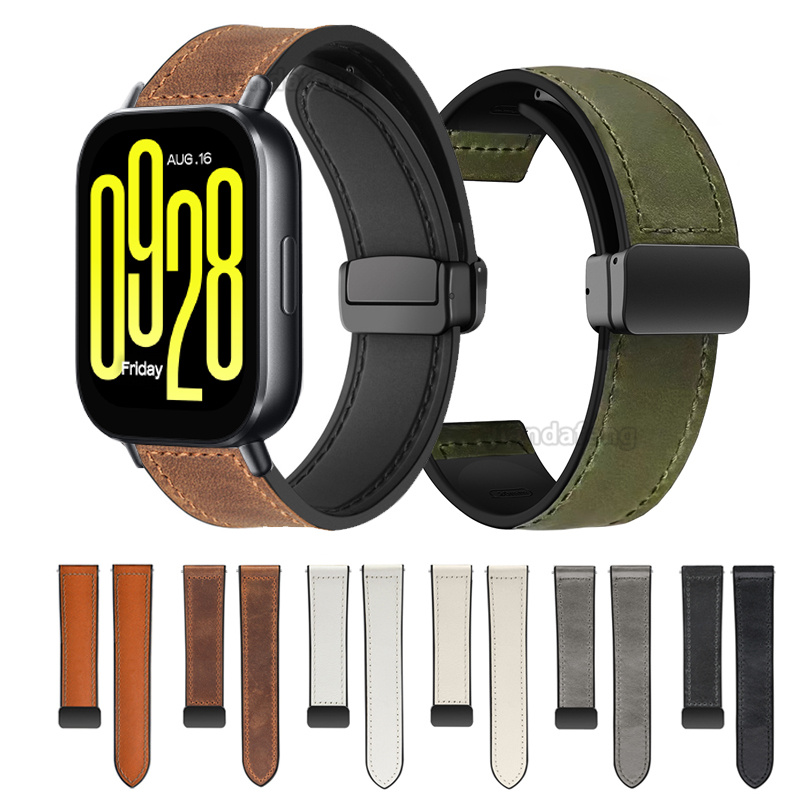หนังซิลิโคนสายสปอร์ตแม่เหล็ก Clasp เปลี่ยนสายรัดข้อมือสําหรับ Redmi Watch5 Active Lite