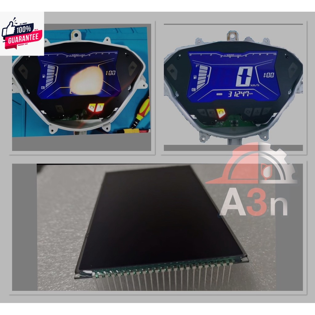 หน้าจอแก้วดิจิตอลสำหรั Yamaha Aerox 155,มาตรวัดความเร็ว, แสดงผลเวลา, ระยะทาง
