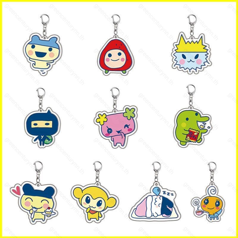 นอต ทามาก็อตจิ การ์ตูนอะนิเมะพวงกุญแจอะคริลิน่ารักห้อยกระเป๋านักเรียนกระเป๋าเป้สะพายหลังจี้