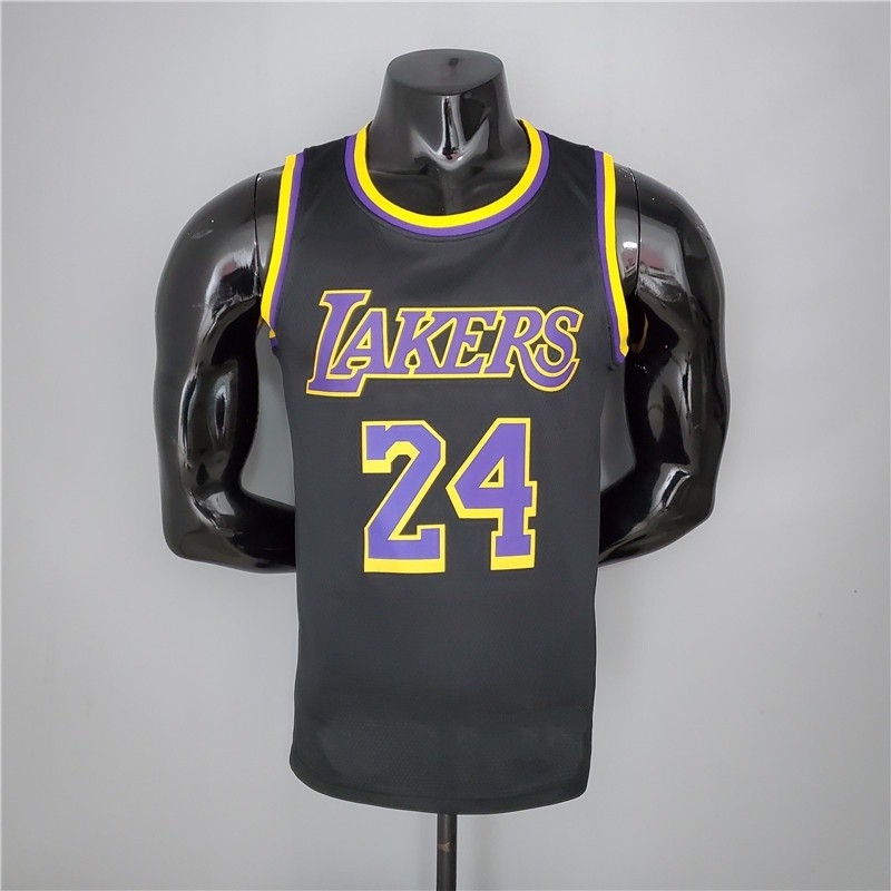 Hot Pressed Mens Jersey Los Angeles Lakers 24 Kobe Bryant Basketball Jersey