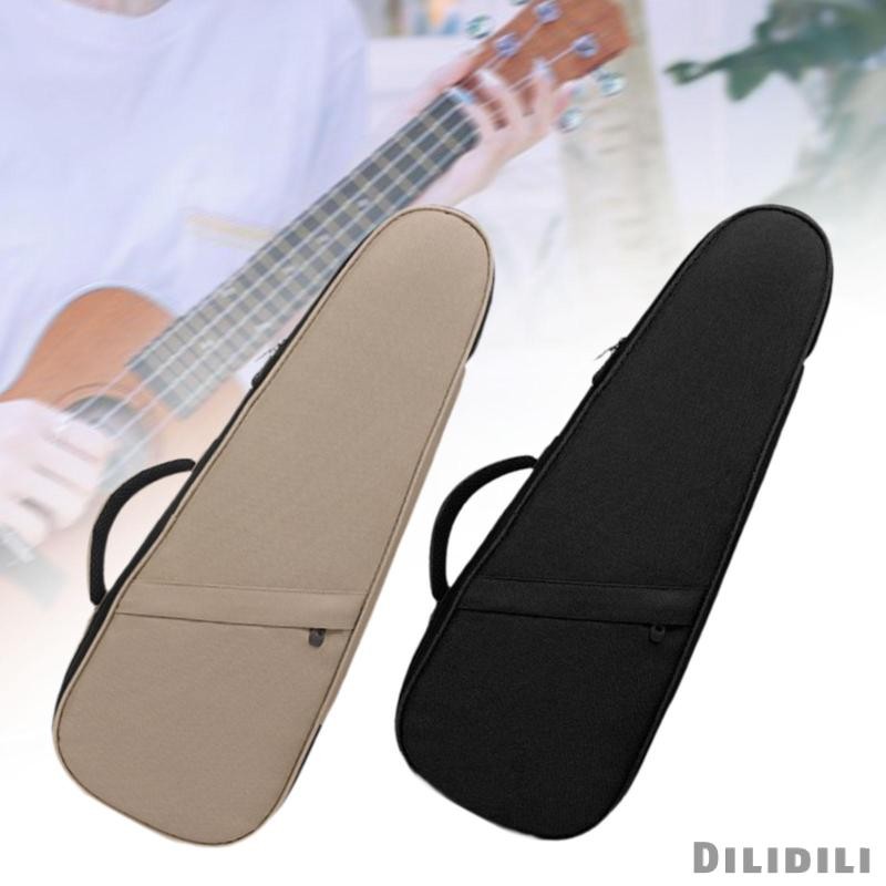 [ เคสอูคูเลเล่อูคูเลเล่แบบพกพาสองพับกระเป๋าเป้สะพายหลังไหล่สําหรับอุปกรณ์เสริมจูนเนอร์