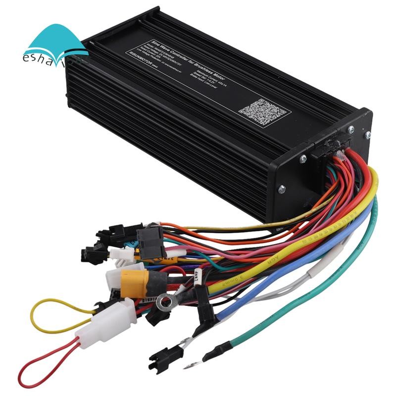 Eshai585 Electric Bike Sine Wave Ebike Controller สําหรับรถจักรยานไฟฟ้ารถสามล้อ Ebike E-Scooter