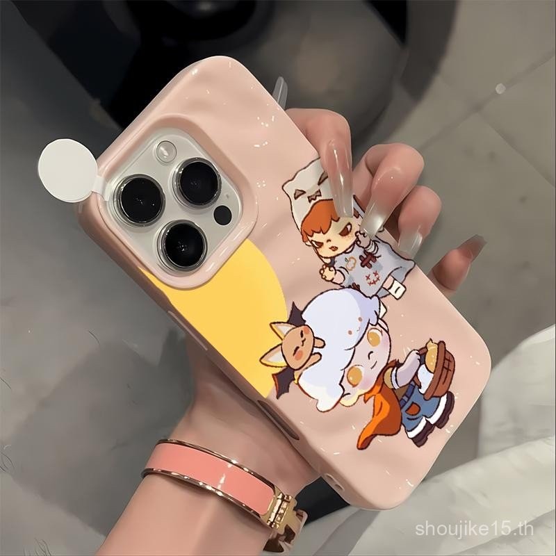 รูปแบบปลอมหินหายากลูกเป็ดและโฟมmarสําหรับiPhone 15 16 13 12 11 14 13PRO 11PRO 14PROMAX 12PROMAX 13PR