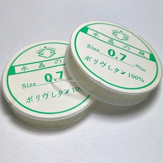 Queen Stone เอ็นใส เอ็นยืด เอ็นร้อยหิน เอ็นยืดใส ไหมยืด 0.7 …