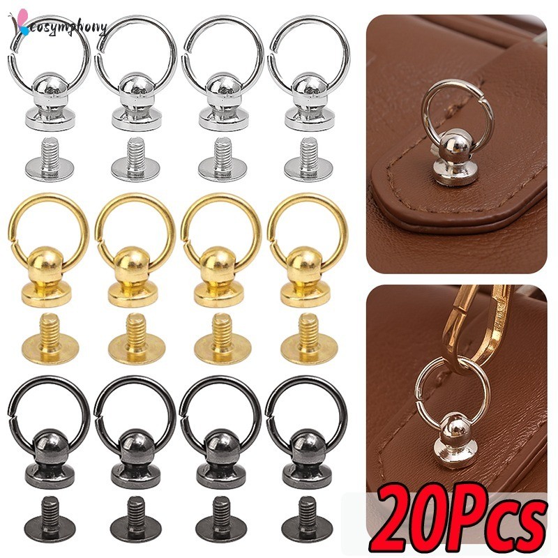 ชุดเครื่องประดับทำเอง สแตนเลสสกรูและแหวน สำหรับตกแต่งเคสโทรศัพท์