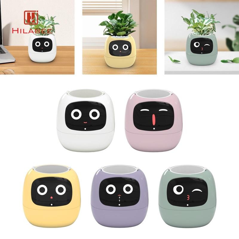 [UsusexaMY] Smart Flowerpot Smart Pet Planter หลายแสดงออกกระถางต้นไม้ตกแต่ง