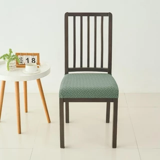 ผ้าหุ้มเก้าอี้รับประทานอาหาร ผ้ารองนั่งเก้าอี้รูปตัว T Jacquard ยาว/กว้าง 40-53CM สูง 7-10CM