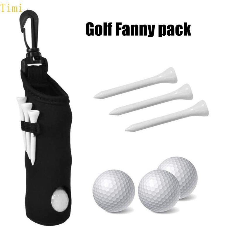 Timi Golfs Globes คอนเทนเนอร์เอวกระเป๋าขนาดใหญ่ความจุ Golfs Globes กระเป๋าเก็บ 3 Globes Golfs Globes