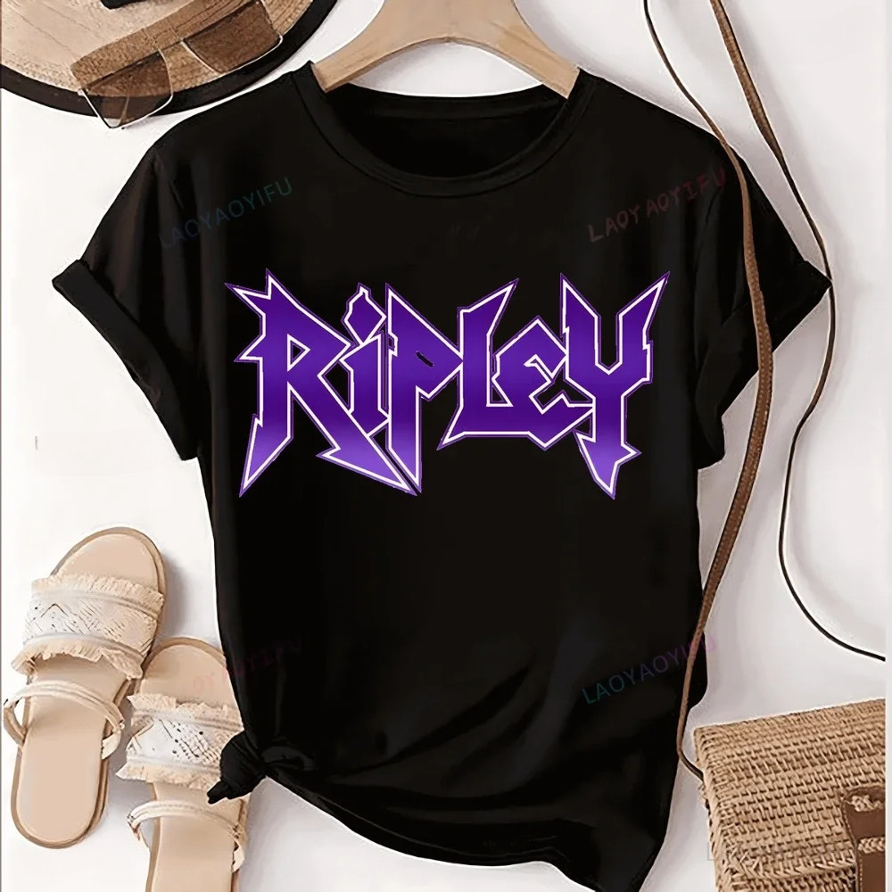 2025 Gildan Wrestler Rhea Ripley พิมพ์เสื้อยืดด้านบน Rhea Ripley Neutral Trend Harajuku แขนสั้น Unis