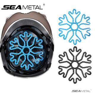 SEAMETAL หมวกกันน็อคซิลิโคน ระบายอากาศ ป้องกันการกด สําหรับข…