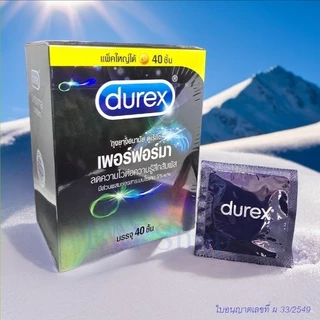 (เเท้100%อ่านรายละเอียด)Durex Performa(ดูเร็กซ์ เพอร์ฟอร์มา) ถุงยางมีสารชะลอการหลั่ง ขนาด52.5 (เเบ่งขายไม่มีกล่อง)