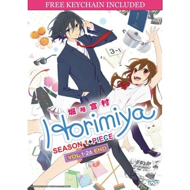 DVD Anime Horimiya Complete TV Series (เล่ม 1-13 จบ) การเลี้ยงลูกภาษาอังกฤษ