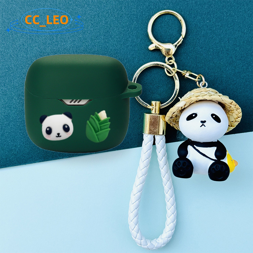 For JBL TUNE FLEX 2 Case Cartoon Mario Cute Piggy Keychain JBL TUNE FLEX 2 Shockproof Shell Protective Sleeve One Piece Luffy Pendant - รูปที่ 2