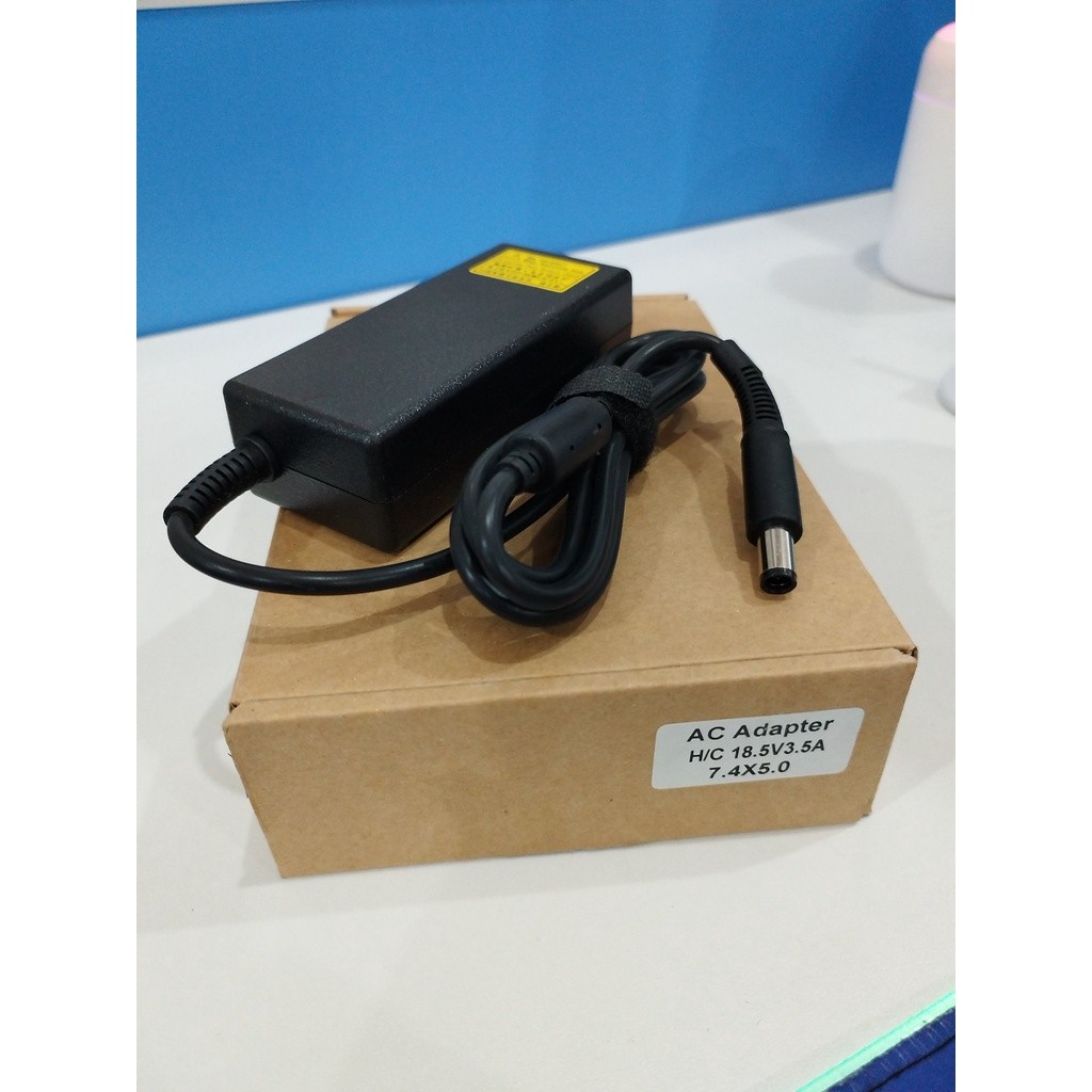 สายชาร์จ อะแดปเตอร์โน๊ตบุ๊ค HP Compaq CQ40 CQ45 DV4 G50 2510p G72 Laptop Charger Adapter HP 18.5V 3.