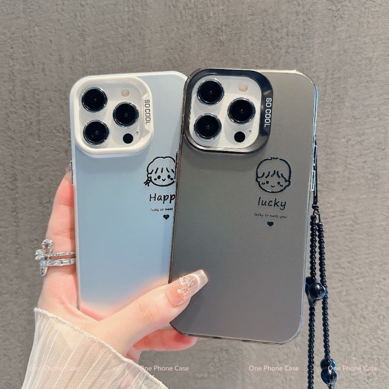 เข้ากันได้กับ iPhone 16 Pro Max iPhone 15 Pro iPhone 13 iPhone 11 เคสโทรศัพท์นุ่มน่ารัก HXMSCY252&53