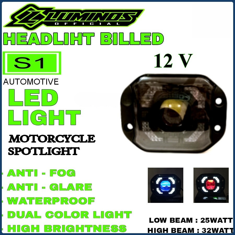 ไฟหน้า LED BILED LUMINOS S1 KLX CRF 150 BILED Original LUMINOS DD186