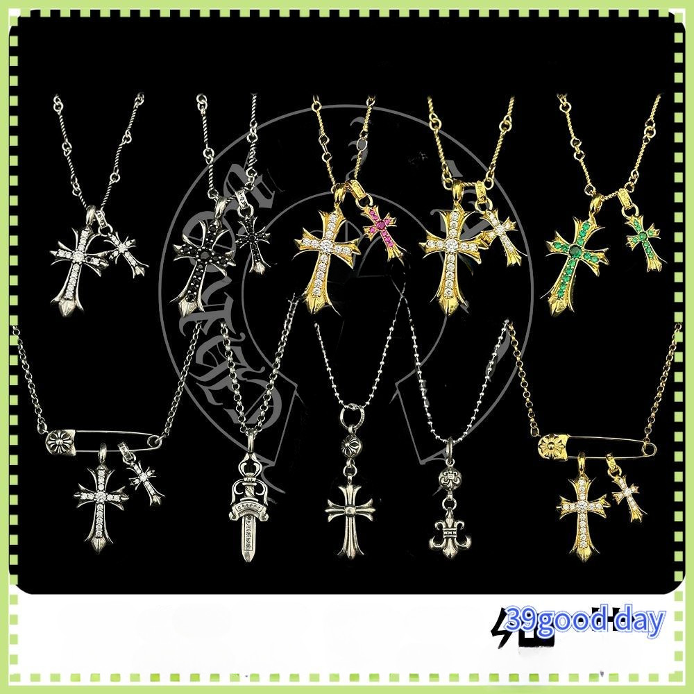 สร้อยคอมือสองสไตล์สำหรับผู้ชายและผู้หญิง ทำจากเงินสเตอร์ลิ่ง 925 แบบครุยส์แฮนด์เมด หมายเลขผลิตภัณฑ์: 09055