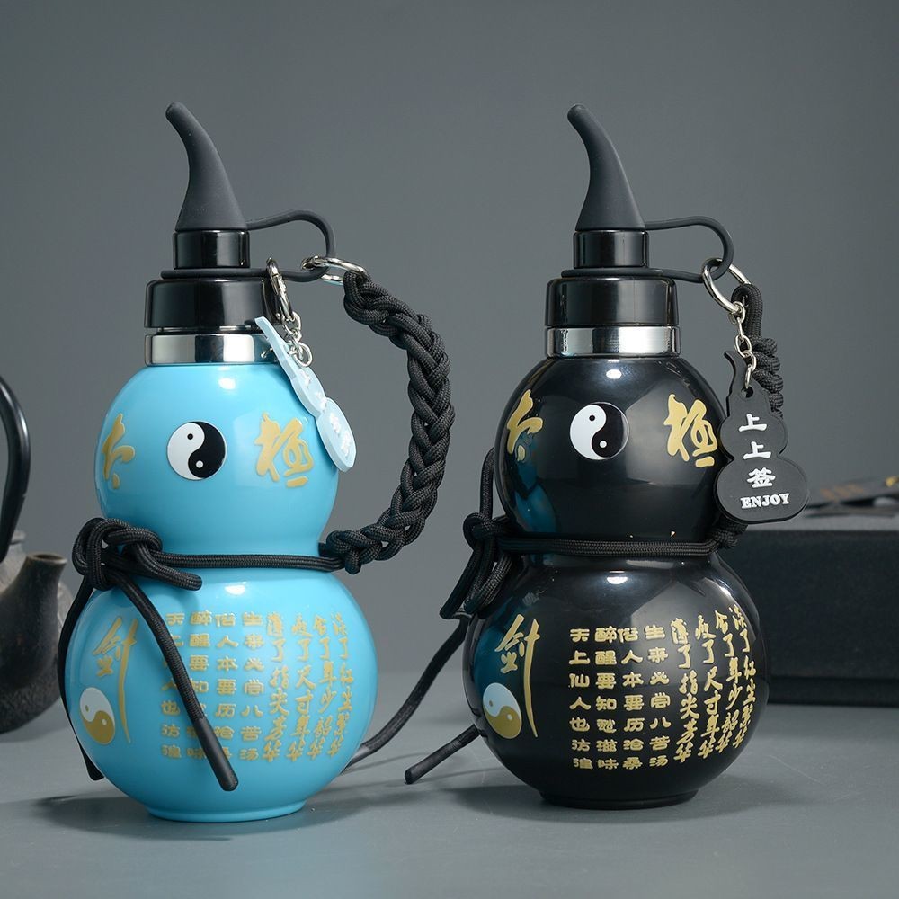 Thermos Cup Myth 316 Wukong สแตนเลสกีฬาถ้วยน้ํา Gourd ขวดน้ํากลางแจ้งขนาดใหญ่ความจุ20250716