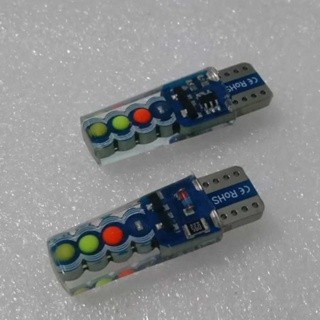 MATA T10 ไฟเลี้ยว jelly 8 ตาโต BLINKING RUNNING RGB