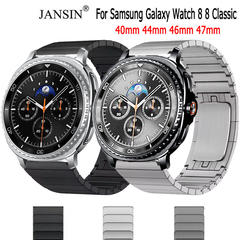 ใช้ได้กับ Samsung Galaxy Watch 8 8 Classic Watch Ultra 2025 สายคล้องสายสแตนเลสสไตล์ Porsche สายเหล็กผู้ชาย