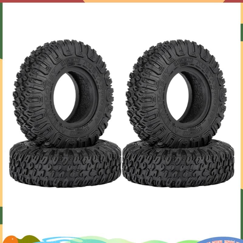 Super 4PCS 85 มม.1.55 นิ้วยาง Tyre สําหรับ 1/10 RC Crawler รถ Axial Jr D90 CC01 LC70