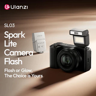 Ulanzi SL03 Mini Speedlight แฟลชกล้องแฟลช GN8 4 ระดับปรับเติมแสงสําหรับ Canon Sony Nikon DSLR การถ่ายภาพกลางแจ้ง