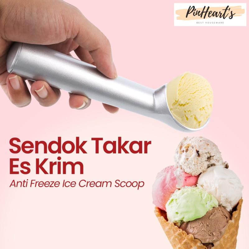 ANTI-FREEZE ICE CREAM SPOON / ICE CREAM SUGAR COFFEE MEASURING SPOON - 0337 | ตักไอศกรีม