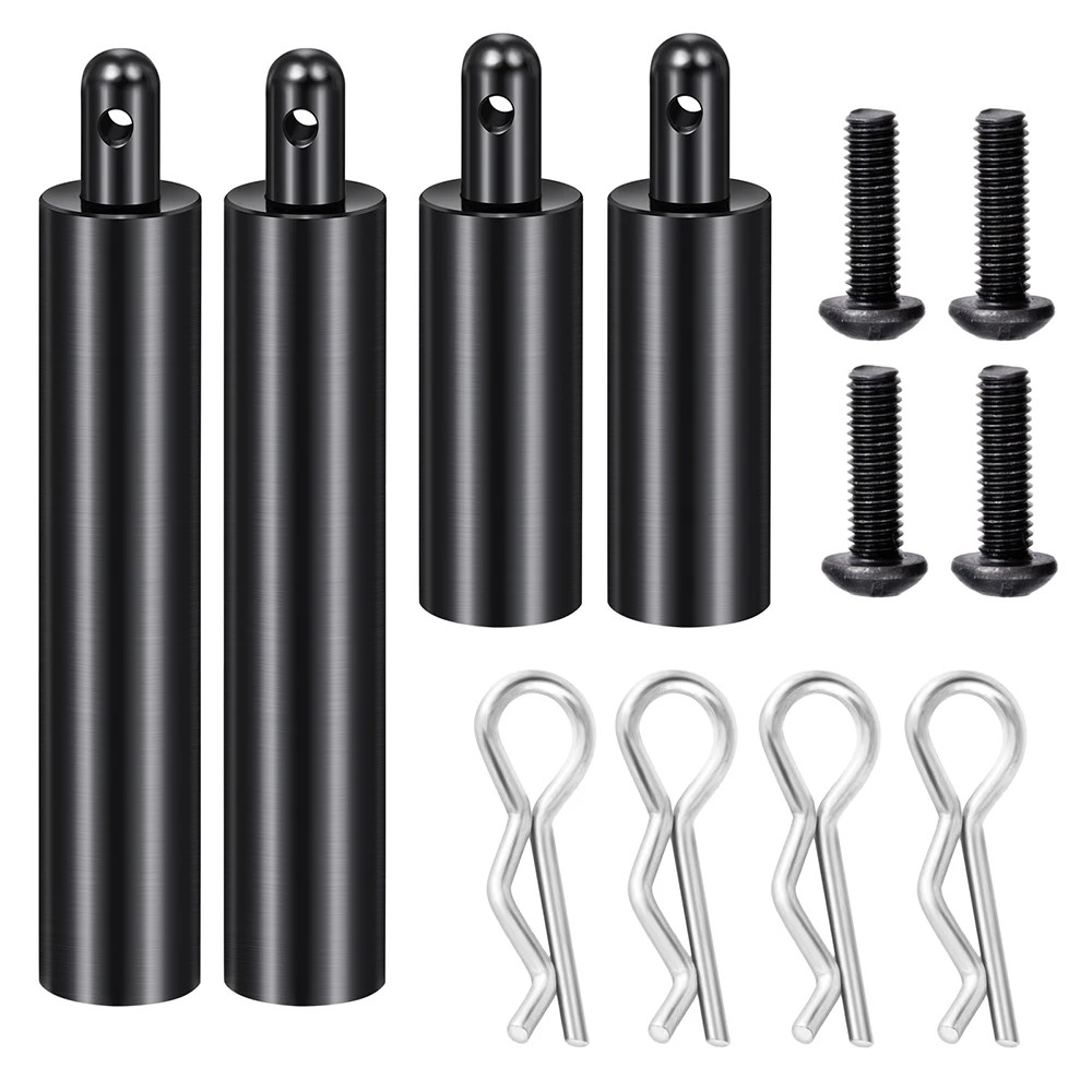 CNC Alloy Front & Rear Body Shell Posts with Quick-Release Clips for Tamiya 1/10 Clod Buster อัพเกรด