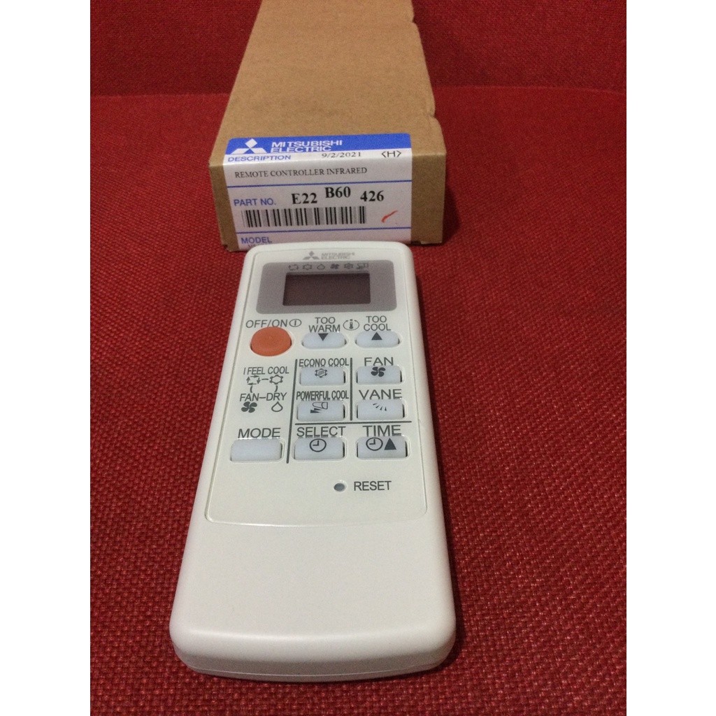 Mitsubishi E22B60426 หรือ E12B60426 รีโมท Mitsubishi Mitsubishi REMOTE ราคาถูก Quick Shipping
