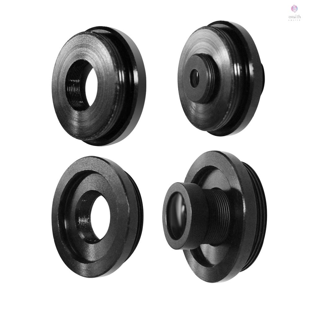 E * M 2 ชิ้น/ล็อตโลหะ M12/C M12/CS เลนส์ Mount Adaptor สังกะสีอัลลอยด์ M12 ถึง CS หรือ C Mount อะแดป