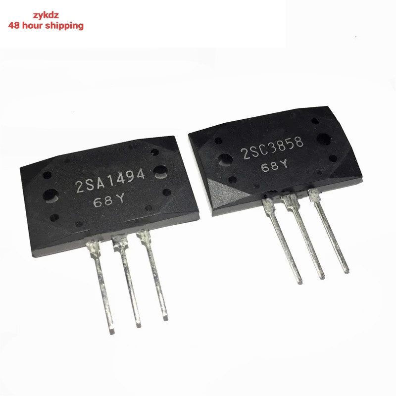 4 ชิ้น 2 คู่ 2SA1494 2SC3858 A1494 C3858 ชิปเซ็ต IC ใหม่และต้นฉบับ