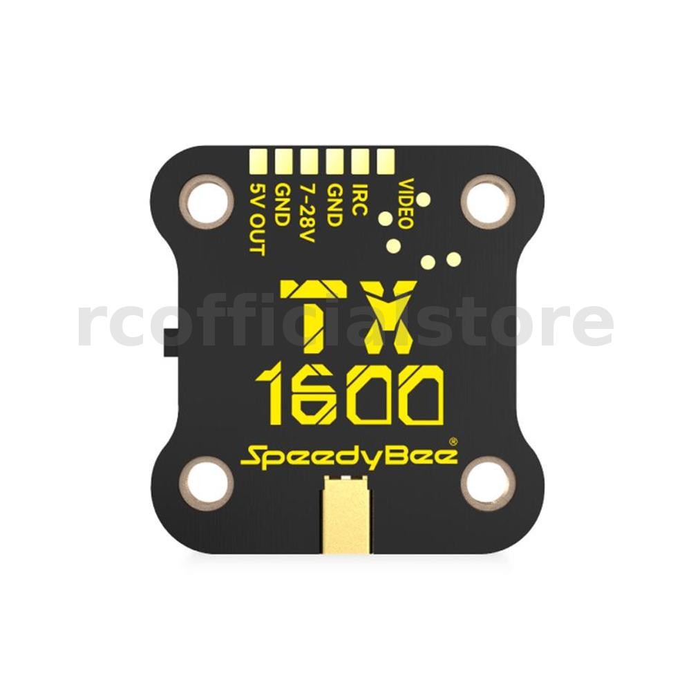 SpeedyBee TX ULTRA 1.6W 5.8GHz 48CH VTX โมดูล 7-28V รองรับ IRC Tramp Protocol & Pit โหมด MMCX เสาอาก