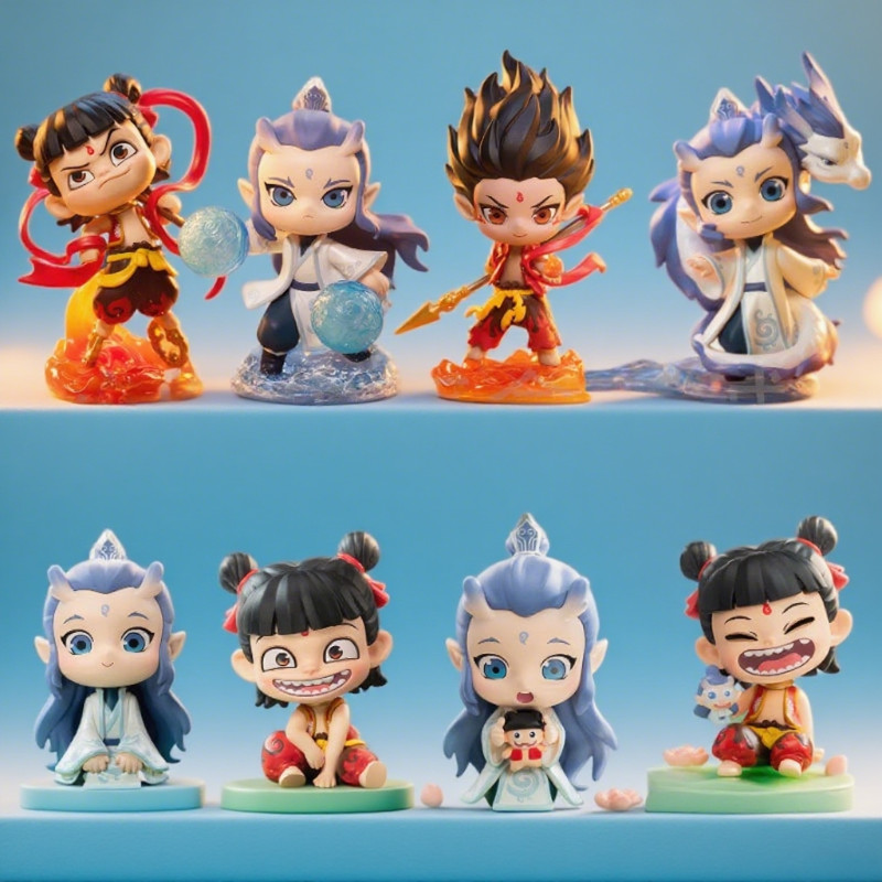 POPMART Nezha Natural Bond Series Mystery Box เครื่องประดับของขวัญอินเทรนด์