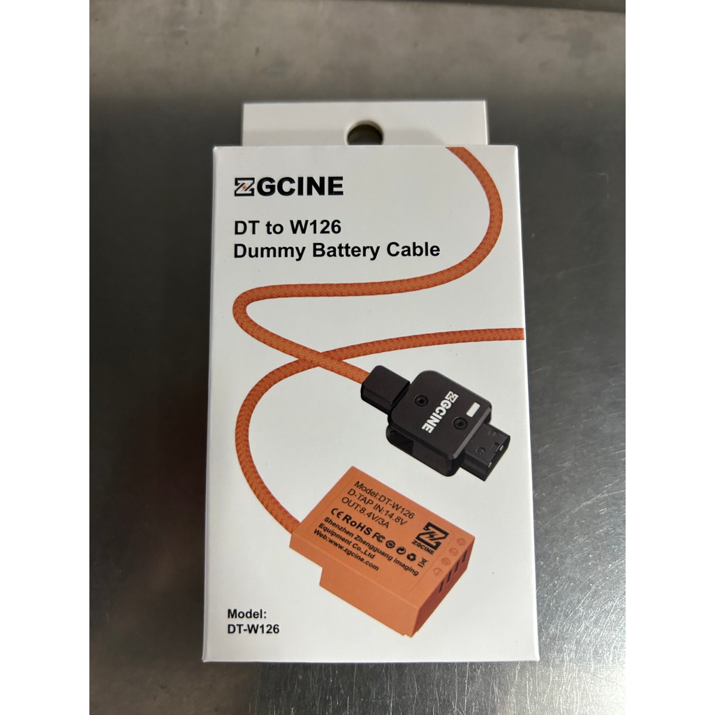 [2025 ใหม่] ZGCINE NP-W126 Dummy แบตเตอรี่ D-Tap Connector สายไฟ 60 ซม.ยาว D-Tap to NP-W126 Dummy แบ