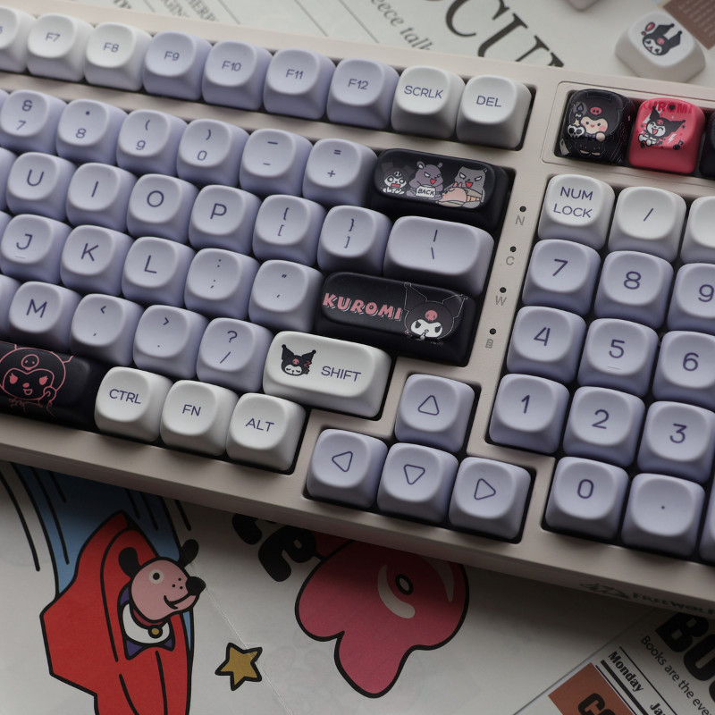 Sanrio Kuromi MOA Profile Dye-Sub PBT Keycap Set 143-Key
