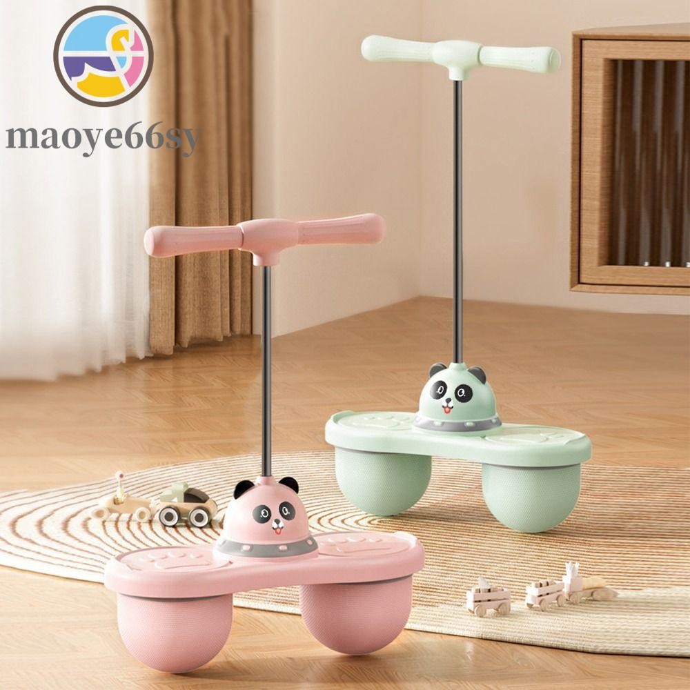 MAOYE66SY Panda Jumping Ball ของเล่น,การ์ตูน Double Ball กลางแจ้ง Bouncing Ball,ฟิตเนส Bouncing Ball