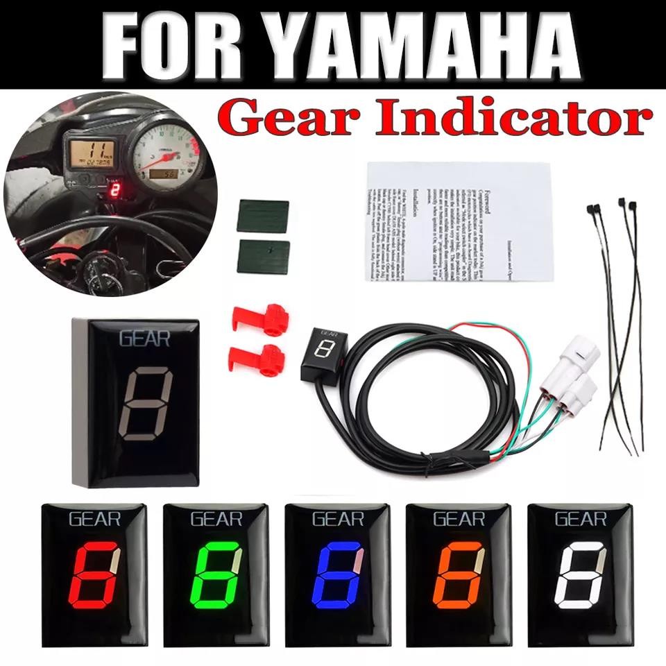 WA Motorcycle Gear Indicator Display 1-6 Level For Yamaha FZ6 FZS 600 1000 MT-03 YZF R6 R1 TDM 900 W