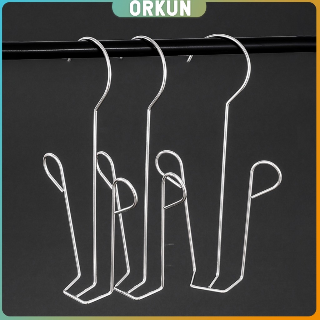 Orkun 1 ชิ้น สแตนเลส ไม้แขวนรองเท้า  ที่ตากรองเท้า  สินค้าพร้อมส่งในไทย Shoe drying rack - รูปที่ 5