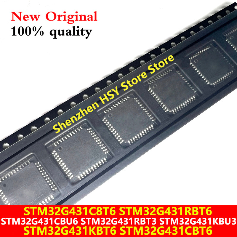 (1 ชิ้น) 100% ใหม่ STM32G431C8T6 STM32G431RBT6 STM32G431CBU6 STM32G431RBT3 STM32G431KBU3 STM32G431KB