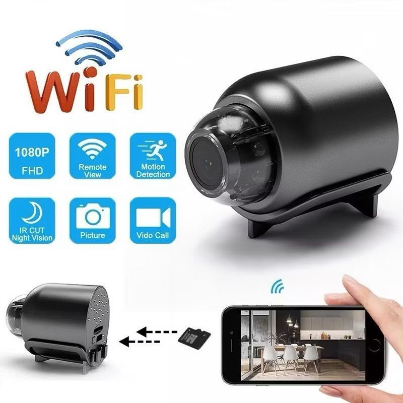 Mini HD 1080p กล้อง WIFI Mini Spy กล้องซ่อนกล้องวงจรปิดไร้สาย Mini กล้องเฝ้าระวัง/ซ่อนมินิกล้องวงจรป