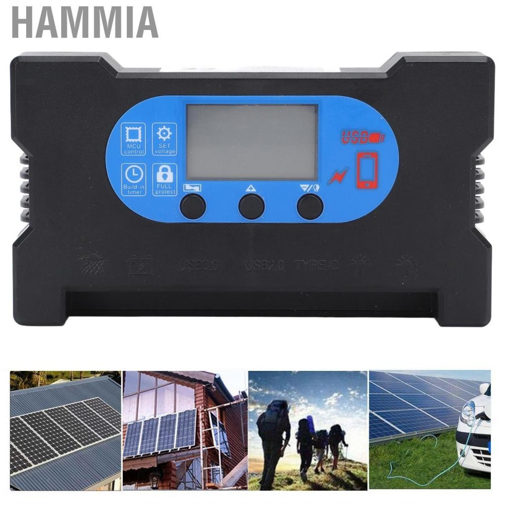 HAMMIA B_NEWHAMPSHIRE356.th-th-th Solar Controller คู่ USB Type C Fast Panel Regulator (40a)