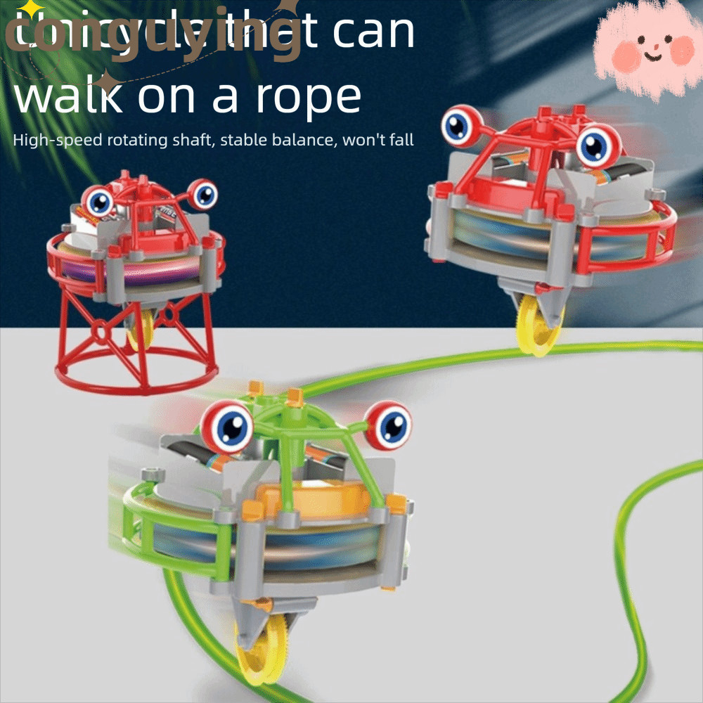 CONGUYING Magical Tumbler Unicycle, ประกอบของเล่น Gyroscope ของเล่นไฟฟ้า Unicycle, Gyro ของเล่นแปลกป