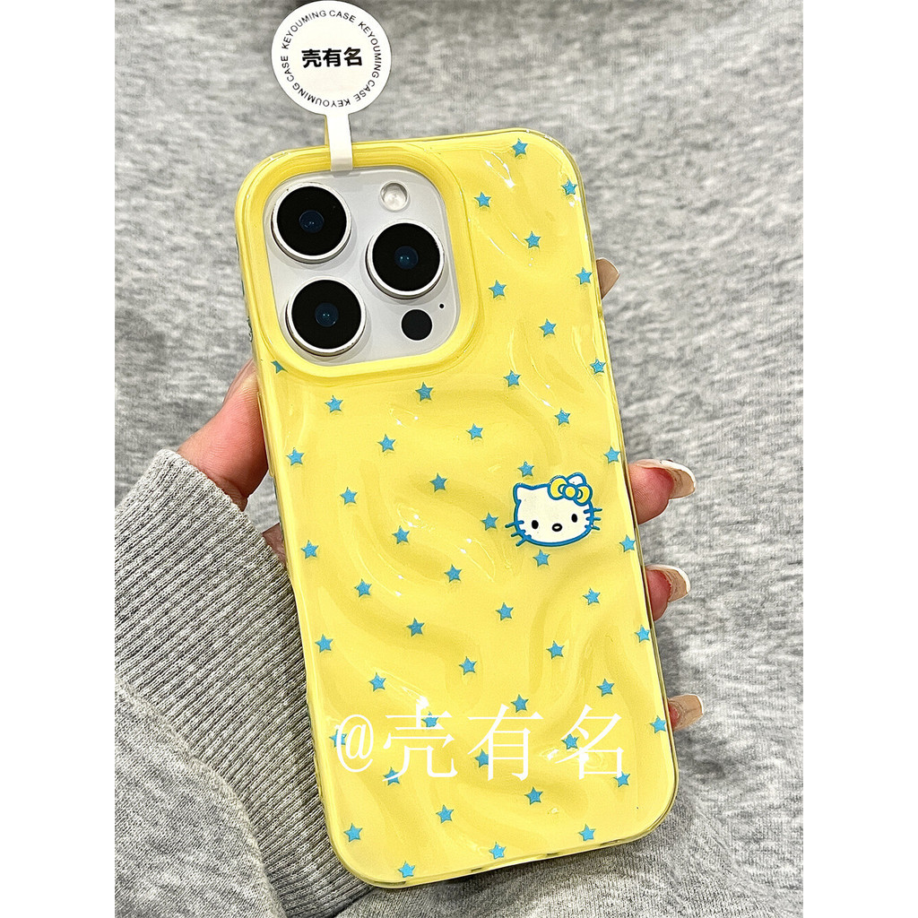 Beauty Shell Star Kitty Avatar สําหรับ iphone 12 13 11 15 14 16 16PRO 12PRO 14PROMAX 16PROMAX 7PLUS 